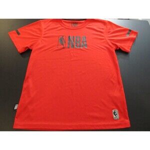 Boys Youth 14‑16 Red Basketball Graphic T‑Shirt NBA Style Pre‑Owned